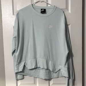 Nike Pastel Blue oversized Sweatshirt